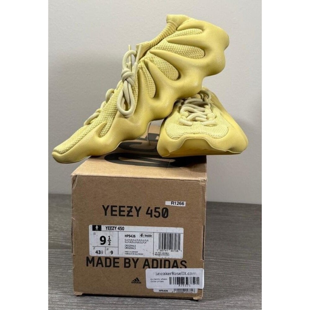 adidas Yeezy 450 “Sulfur” - Size 9.5 - HP5426 - 2022